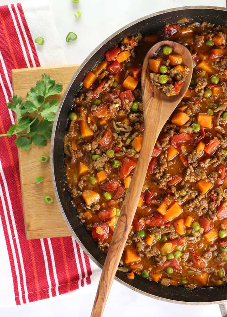 30-Minute Beef and Sweet Potato Curry