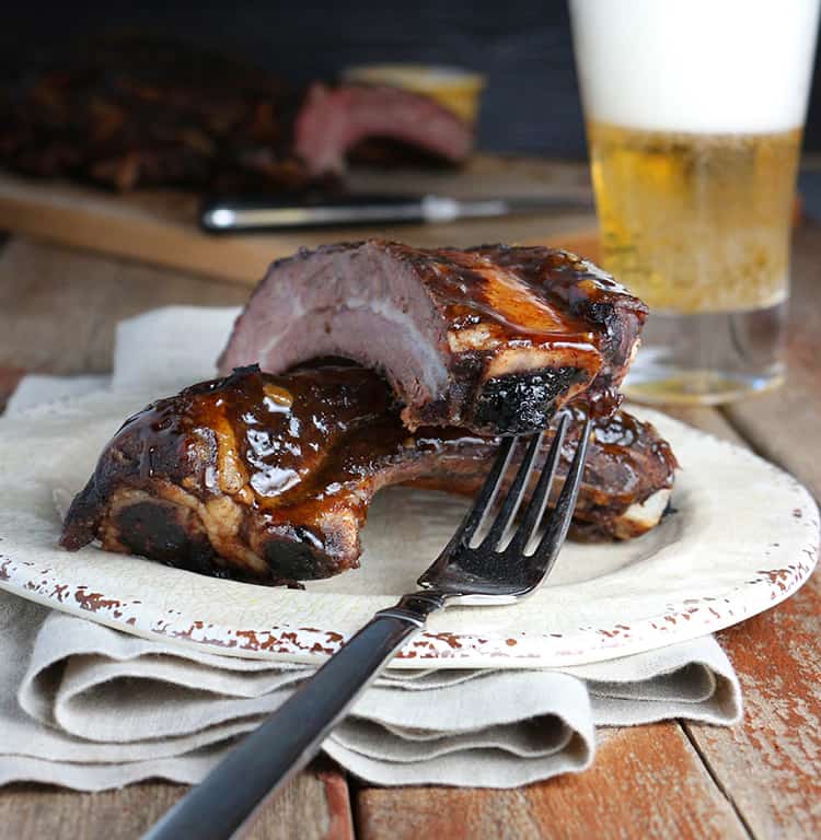 BBQ Beef Ribs with Spicy Pineapple Rum Sauce_2