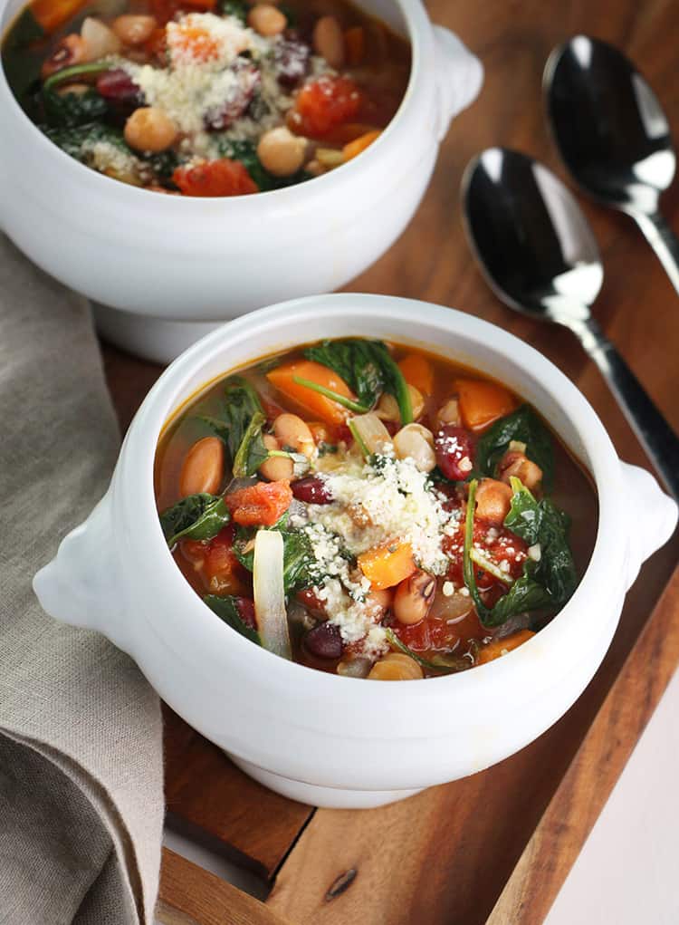 Bean Tomato and Spinach Soup_3