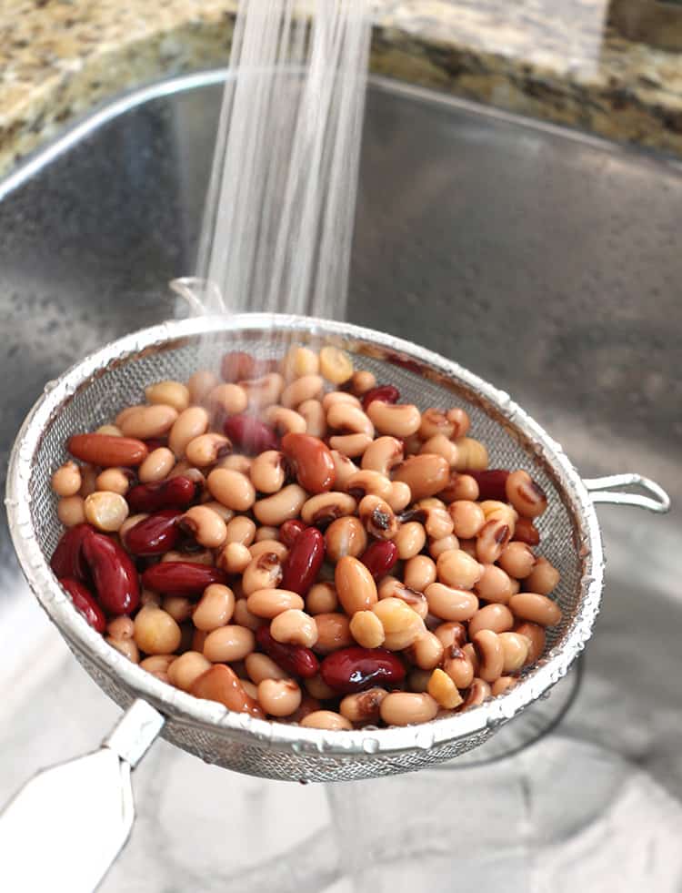 Rinsing Beans