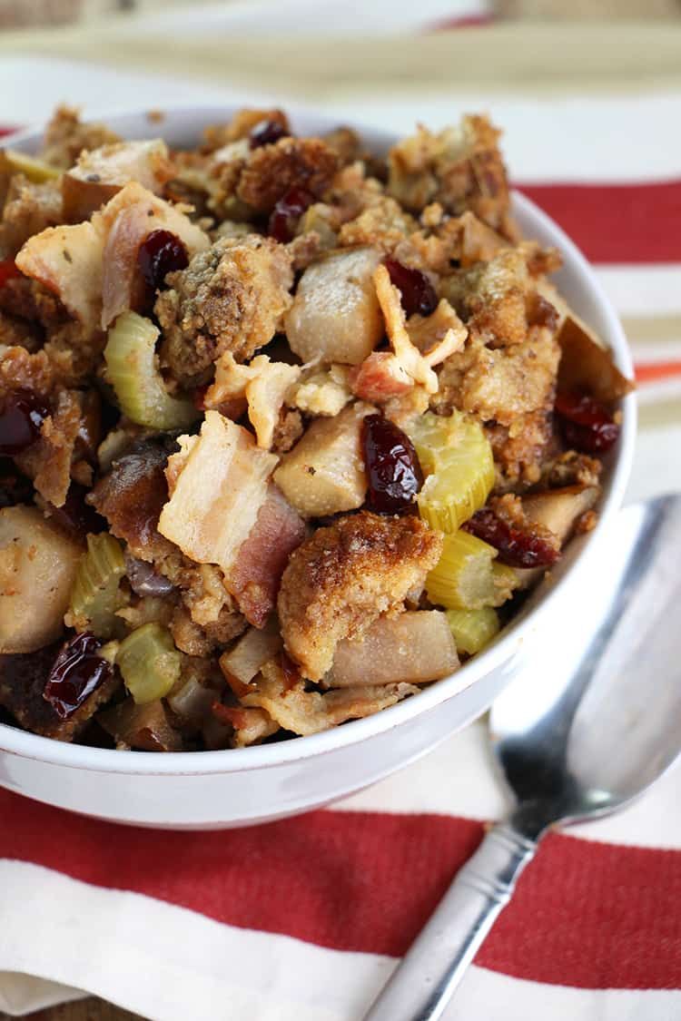 Bacon & Pear Slow Cooker Stuffing_2