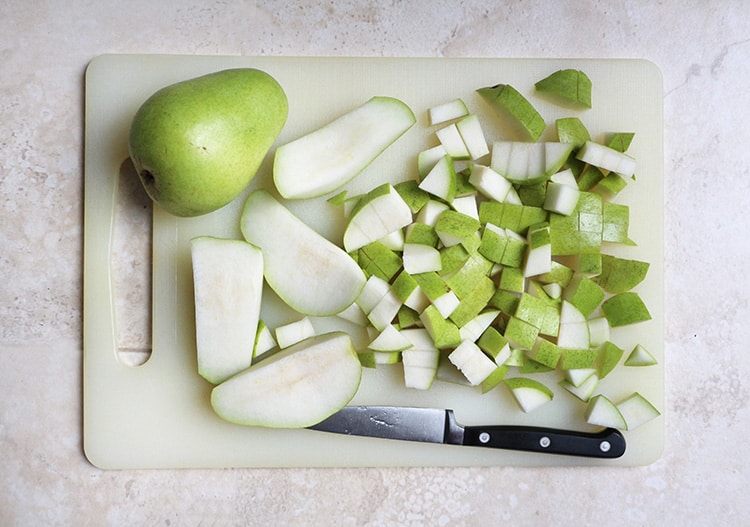 Chopped Pears