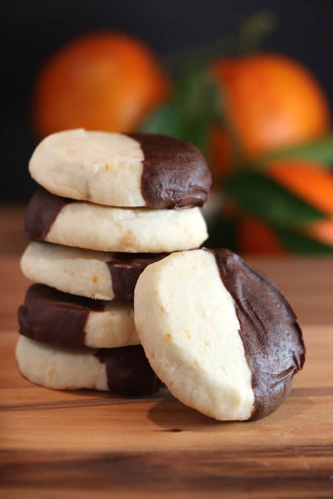 chocolate dipped shortbread cookie recipe