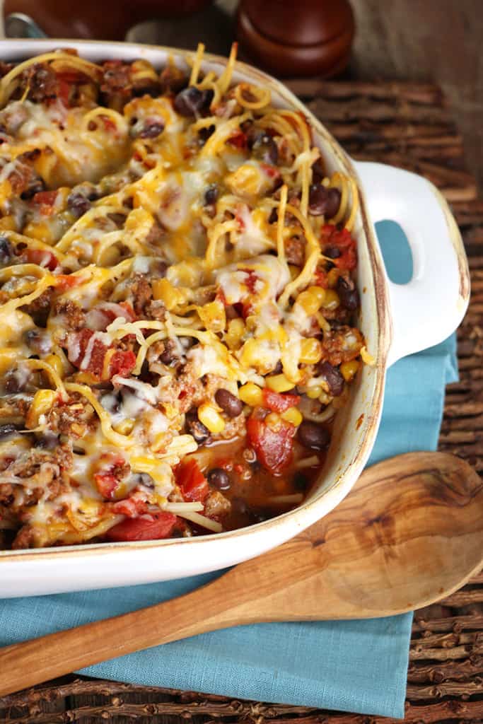 Tex-Mex Noodle Bake - Eat In Eat Out