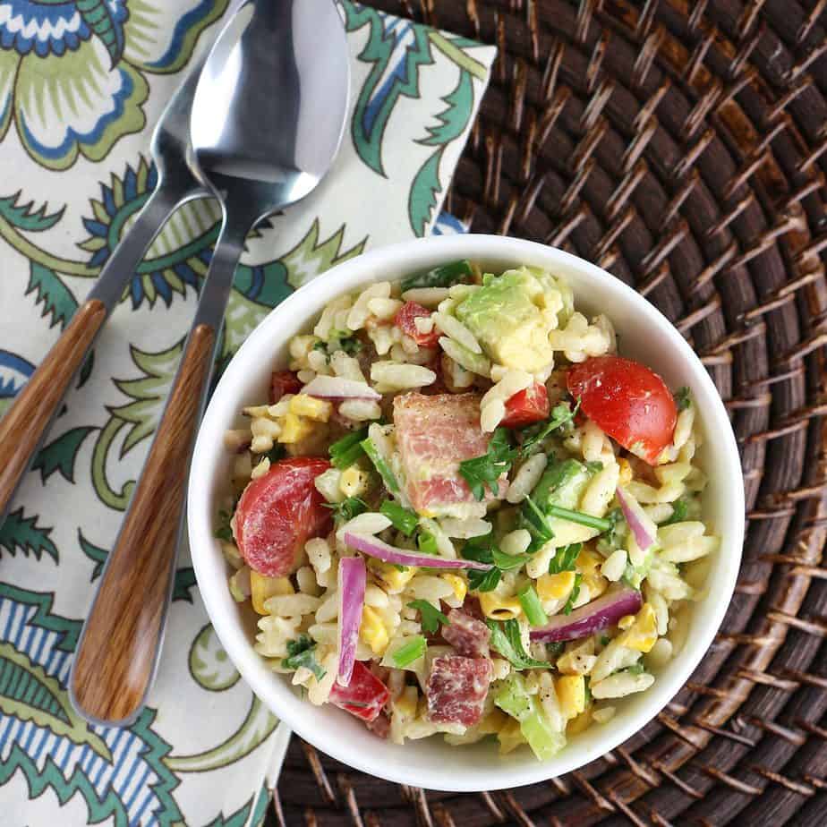 Orzo-Salad-with-Bacon,-Corn-and-Avocado-with-Chili-Lime-Dressing_4sq