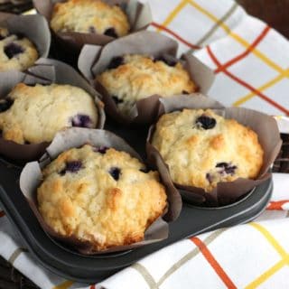 Whopper Lemon Blueberry Muffins - Eat In Eat Out