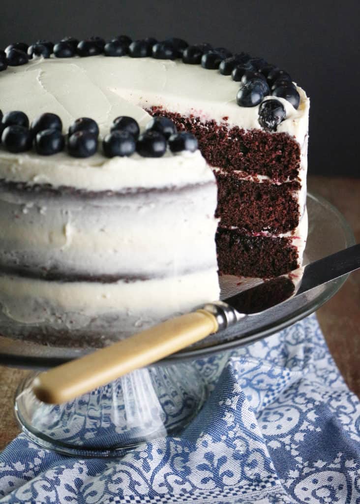 The Ultimate Cake Quest Part 4 - Chocolate Blueberry Layer Cake - Eat ...