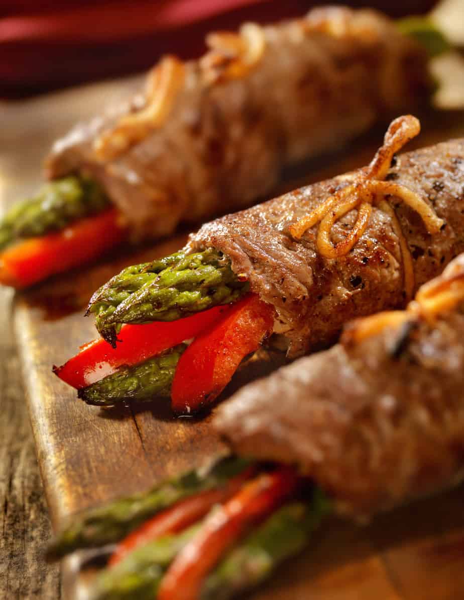 Beef Involtini with Asparagus