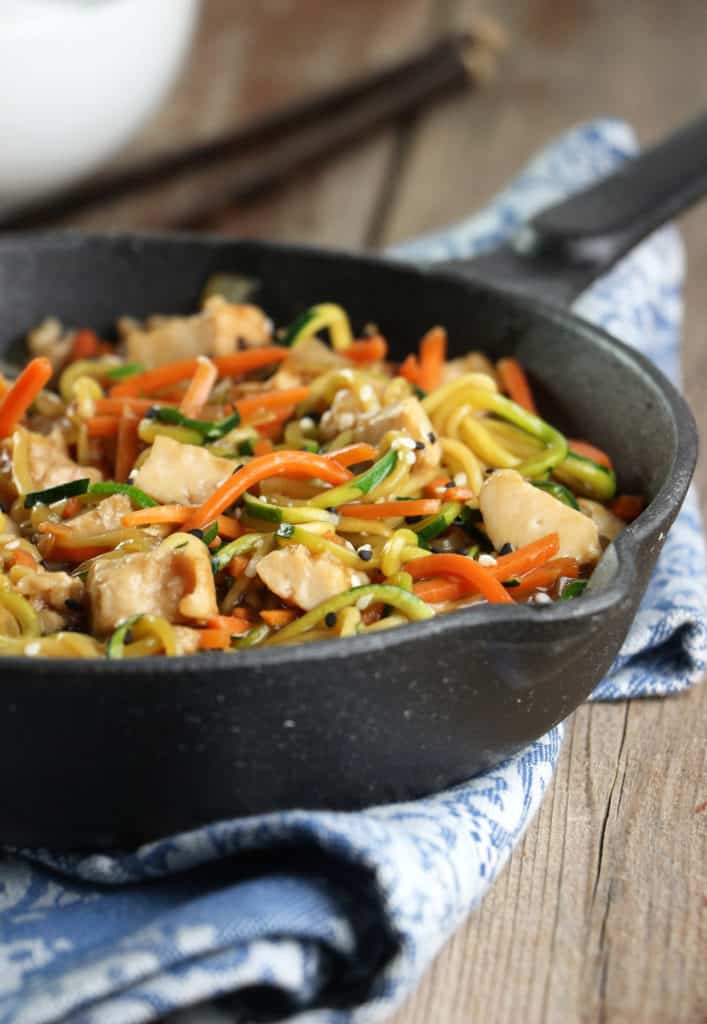 15-Minute Asian Turkey Zoodles - Eat In Eat Out