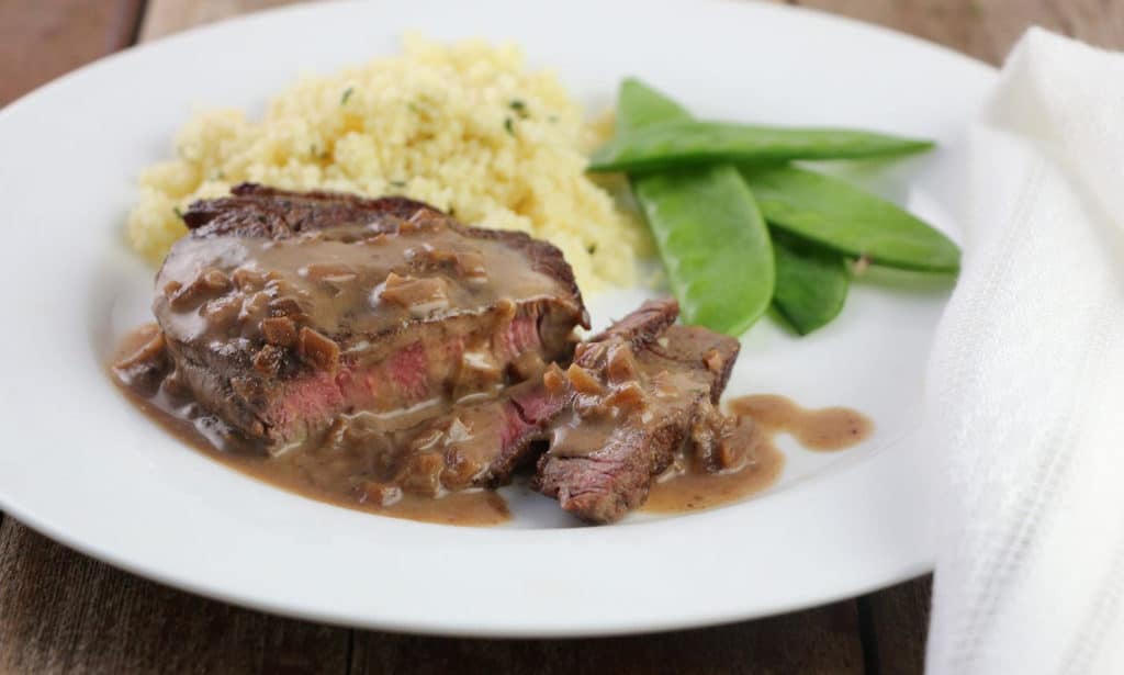 PanSeared Bistro Steak with Simple Pan Sauce Eat In Eat Out